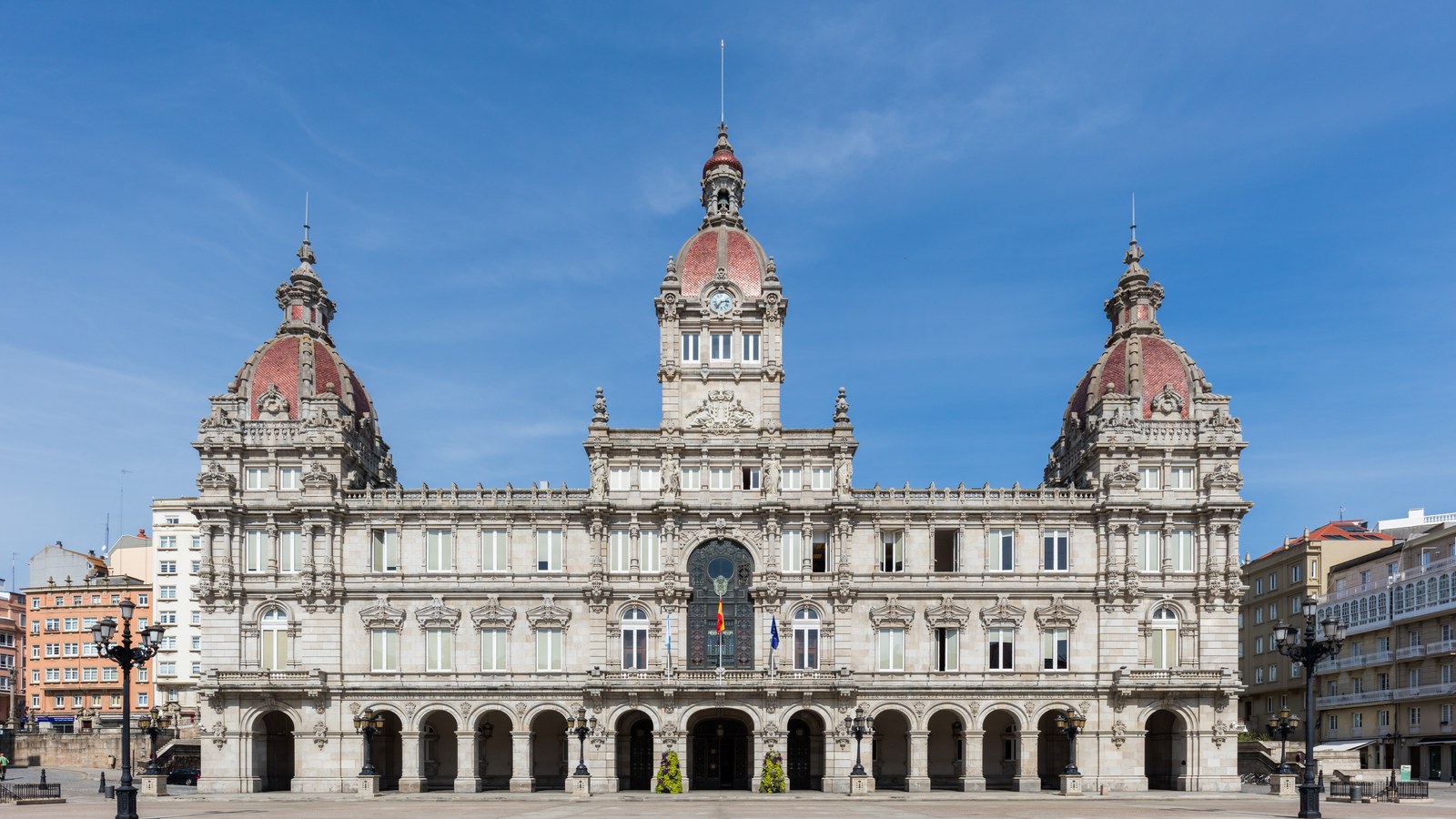 A Coruña city hall, Fernando Rey’s birthplace, not a film still