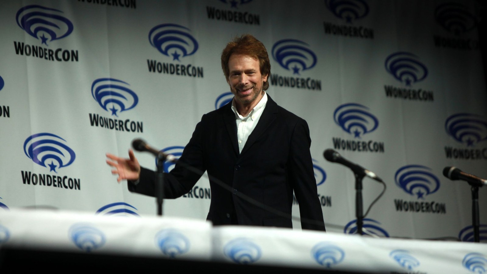 Jerry Bruckheimer la WonderCon 2014; nu un eveniment din 2026