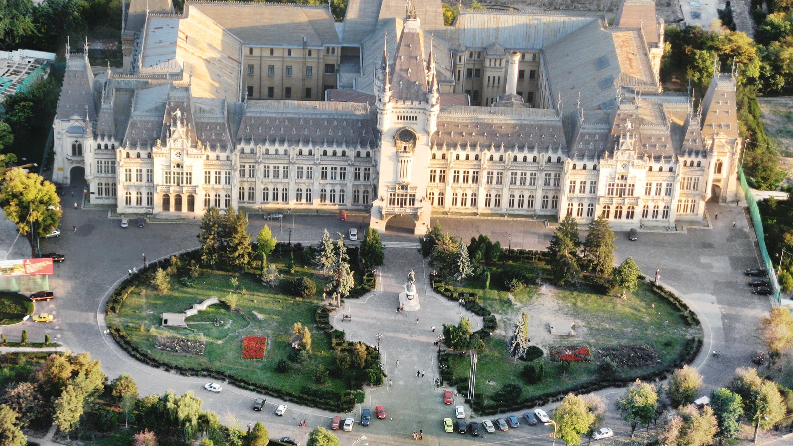 The Palace of Culture in Iași from the air; not the FIMM opening on 18 September 2026