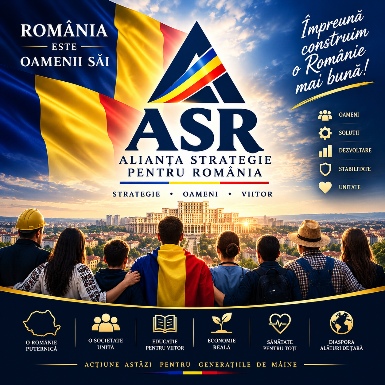 ASR – Alianța Strategie pentru România: o nouă formațiune politică își propune să aducă strategia și responsabilitatea în centrul deciziilor publice