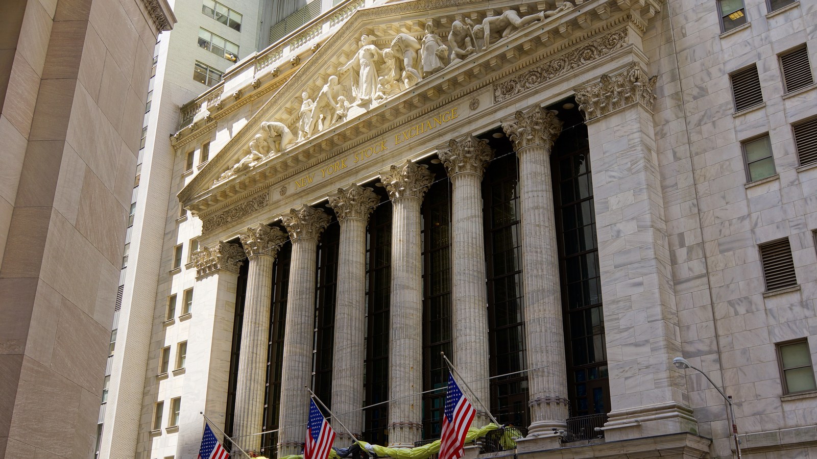 Clădirea New York Stock Exchange, Wall Street, Manhattan
