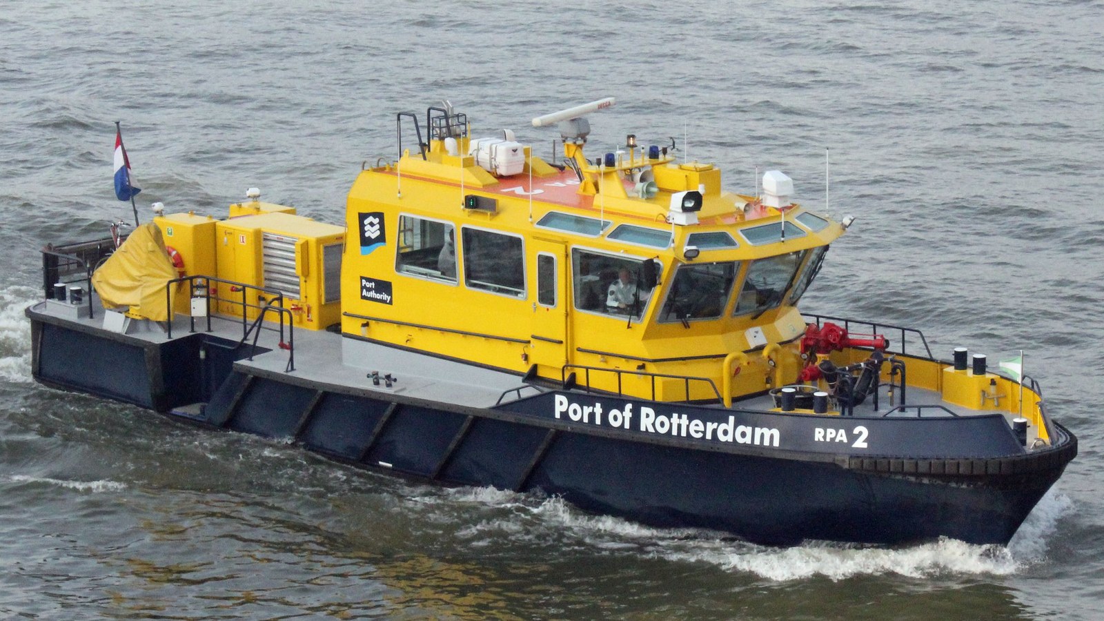Navă a Autorității Portuare Rotterdam; ilustrație de comerț, nu reforma vamală