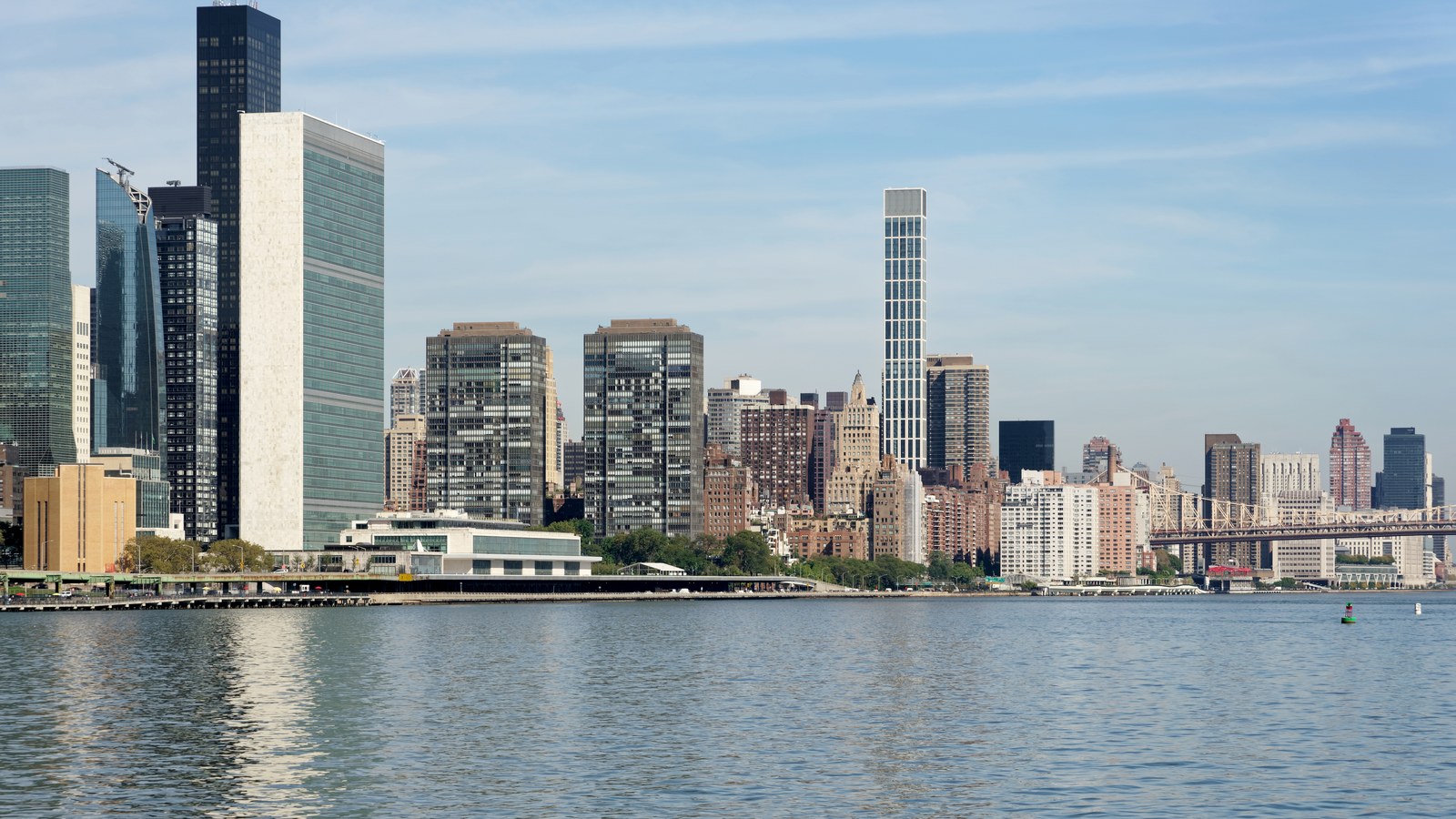 United Nations Headquarters on the East River, New York, 2023