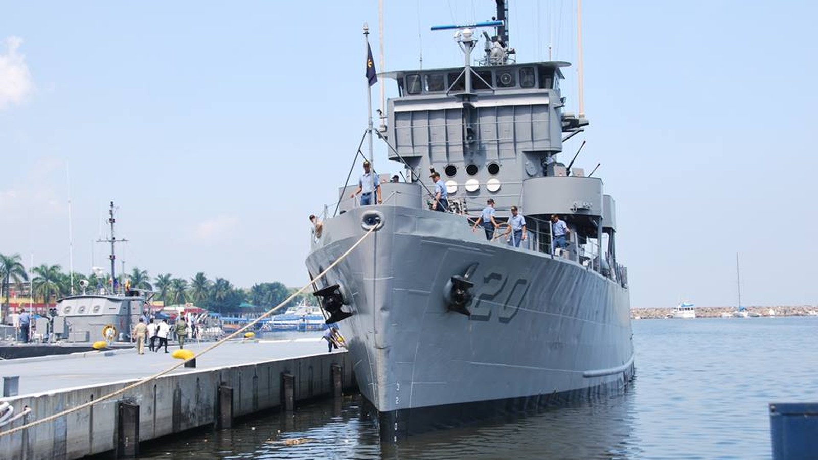 BRP Magat Salamat la dană, fotografie de arhivă; nu incidentul de vineri din Marea Chinei de Sud