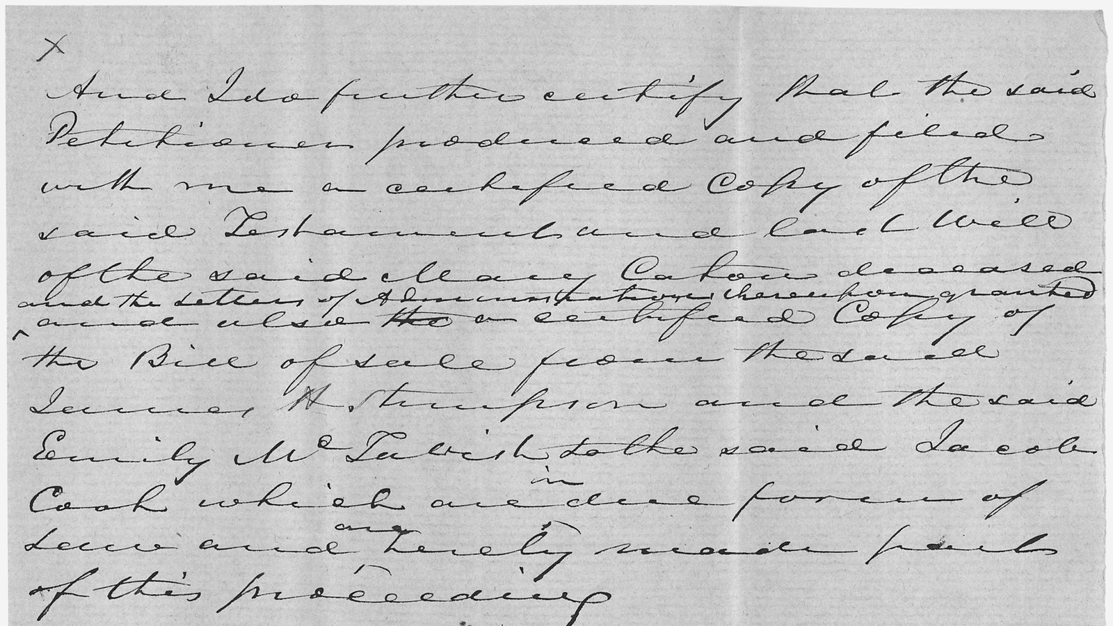 Petiție de epocă din arhiva NARA legată de aplicarea Fugitive Slave Act, nu textul integral al legii