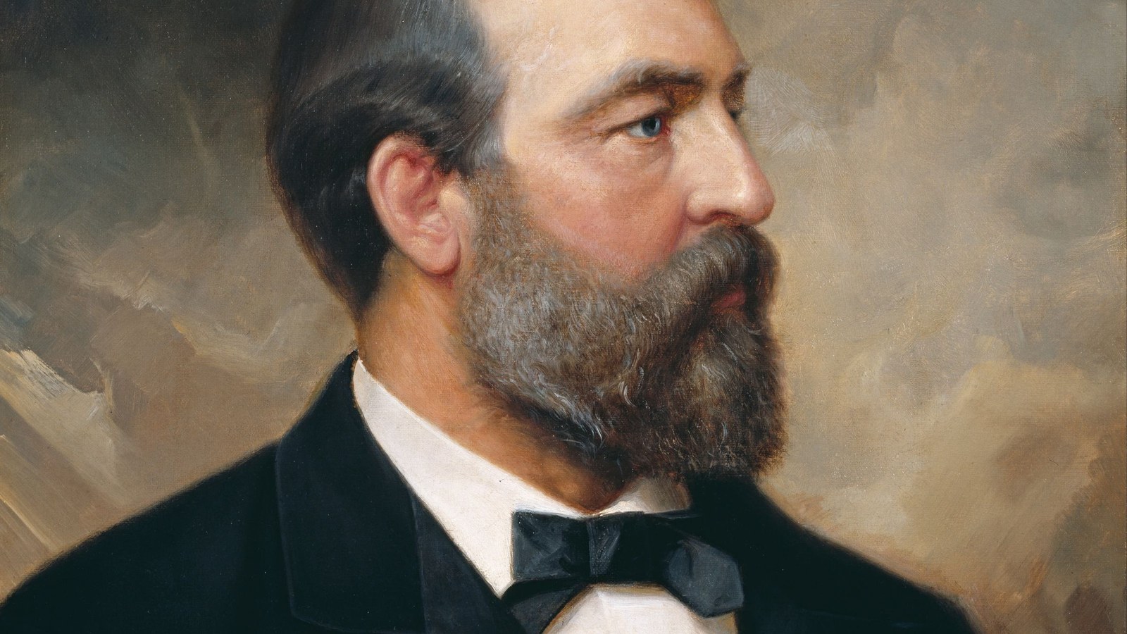 Portret James A. Garfield de Ole Peter Hansen Balling, 1881
