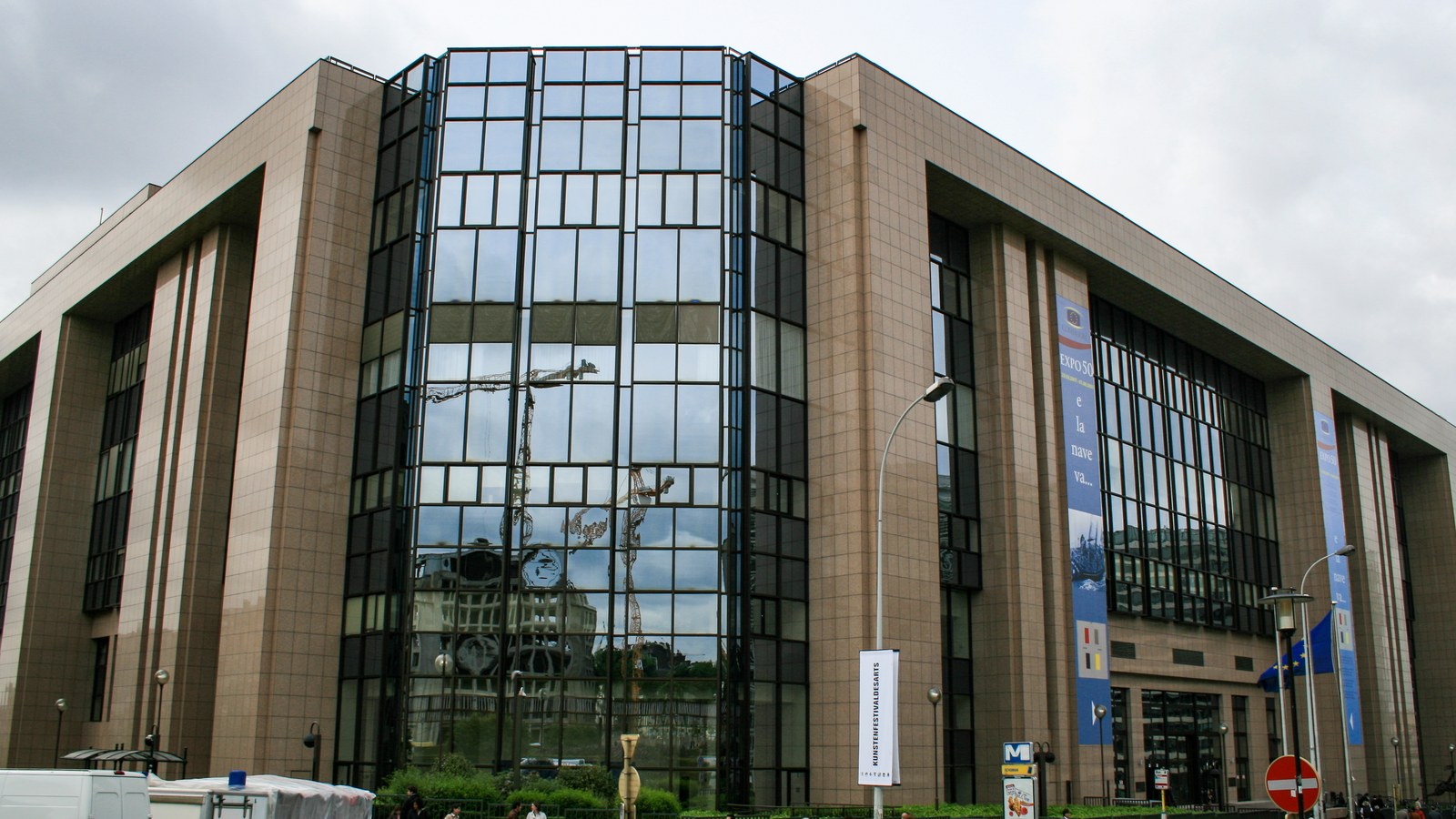 Clădirea Justus Lipsius din Bruxelles, sediul Consiliului unde s-a semnat CETA în 2016