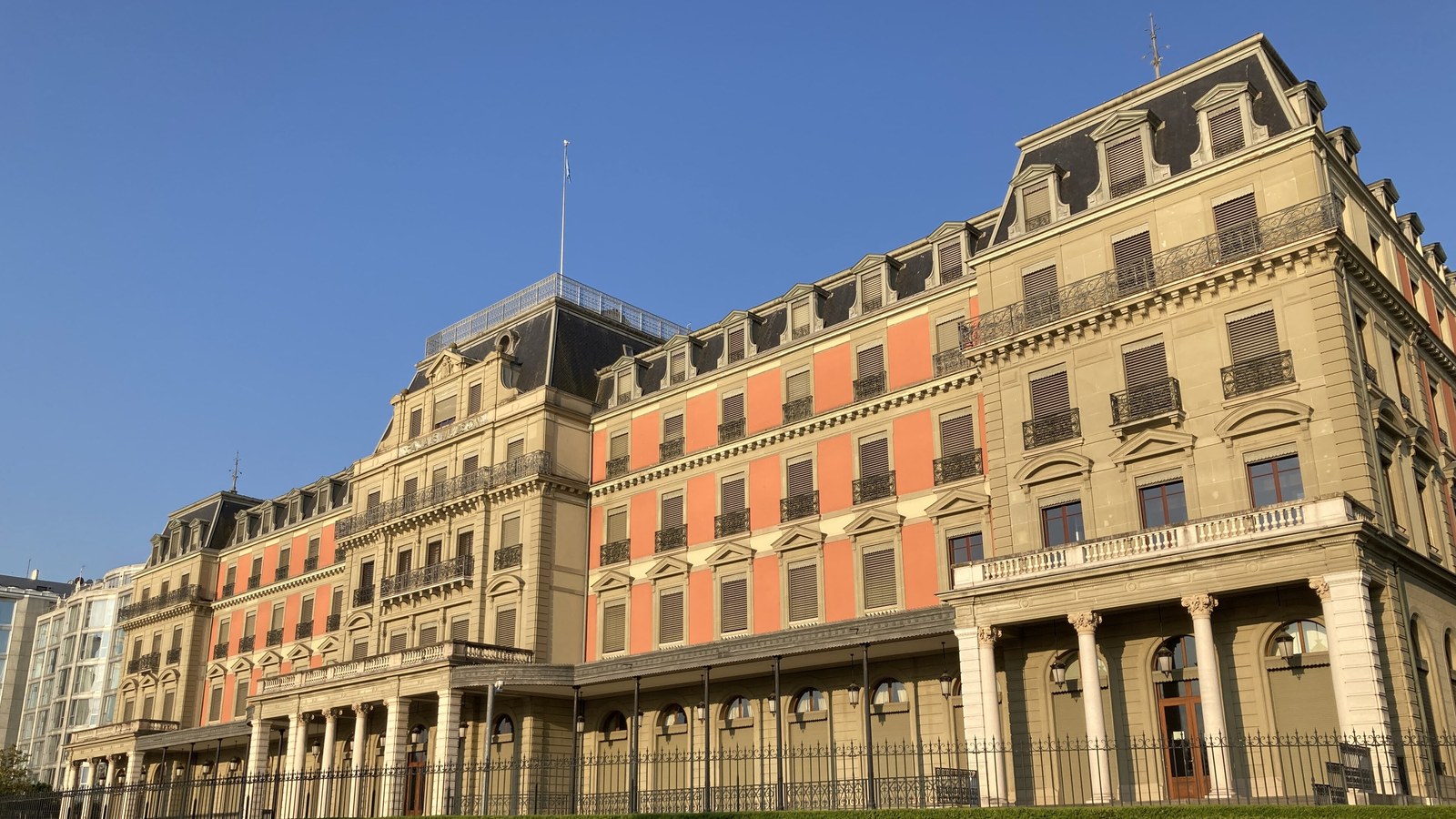 Palais Wilson, Geneva, League of Nations headquarters at the signing of the 1925 Convention