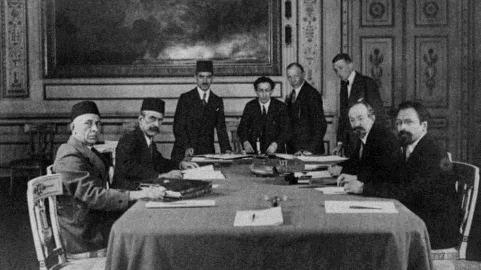 Signing of the Russo-Persian Treaty of Friendship, Moscow, 26 February 1921