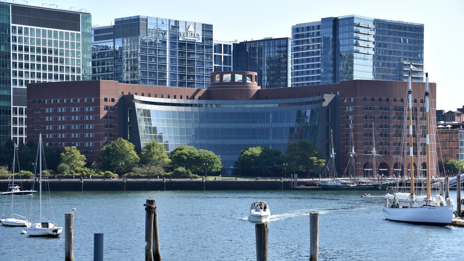 Tribunalul federal Moakley din Boston, septembrie 2024; clădirea, nu ședința de joi