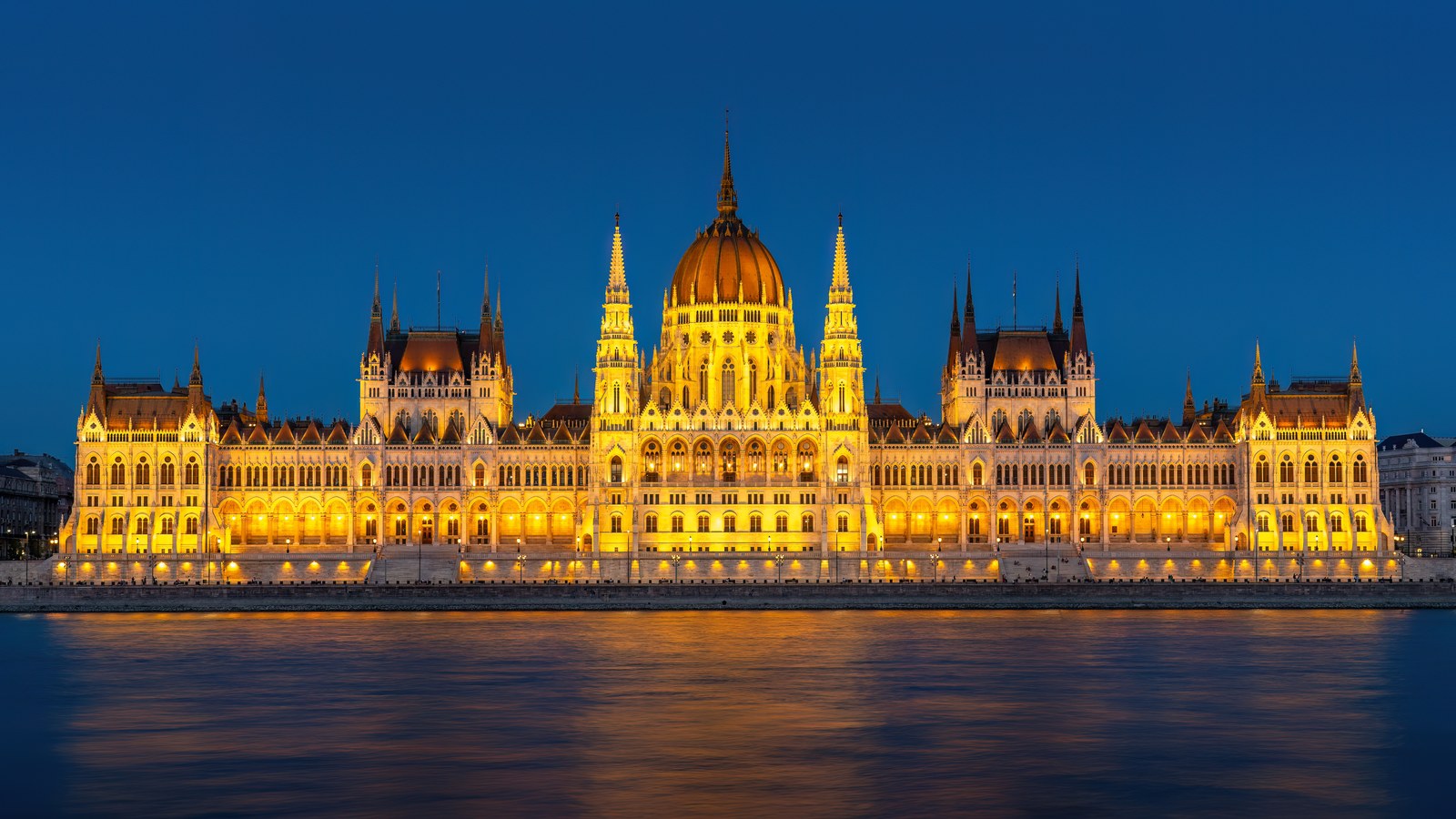 Hungary’s Parliament on the Danube; the building, not an adoption debate
