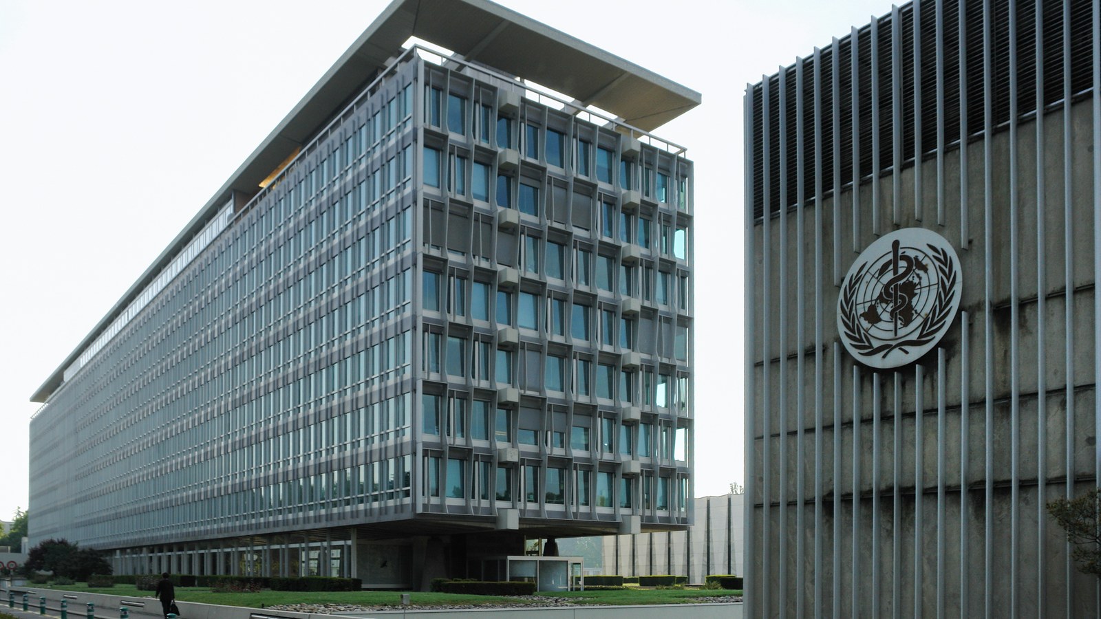 Sediul OMS din Geneva, 2007; clădirea, nu conferința din 18 septembrie 2026