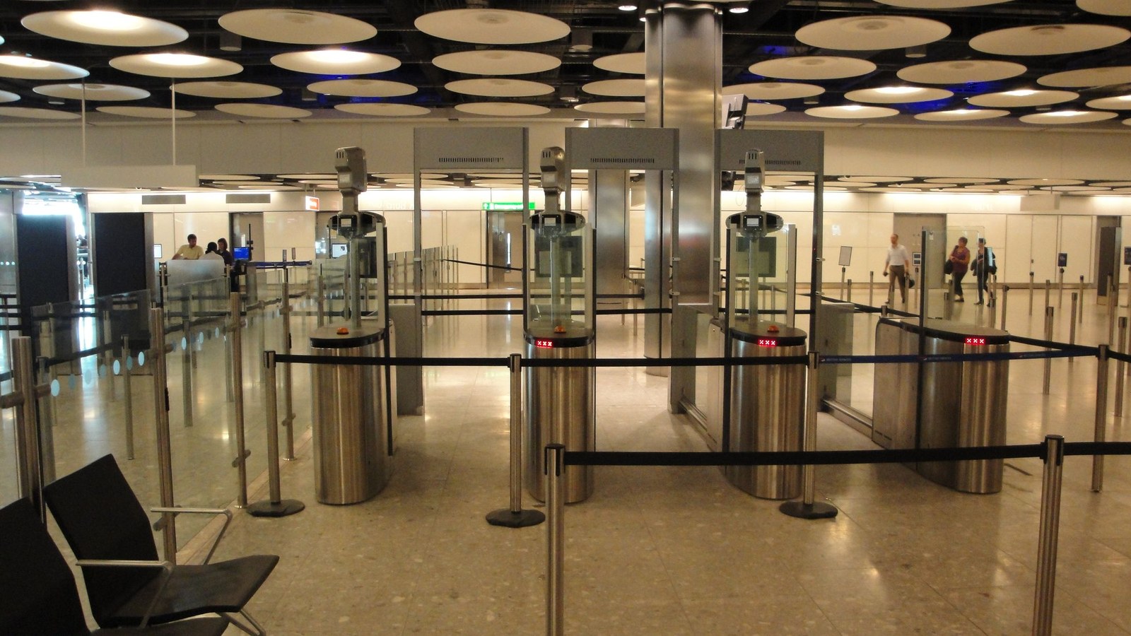 ePassport gates at Heathrow Terminal 5; no travellers’ personal data